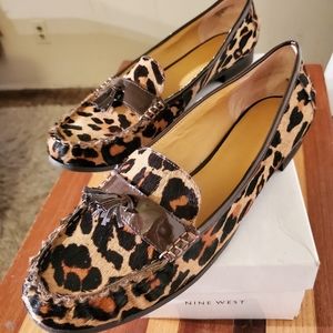 Nine West Calf Hair Loafer  NWOB Size 12 M